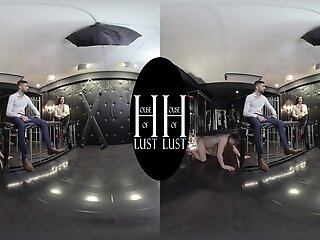 Mistress Kennya & Master Vale - Servant Gets Punished And Caged; MMF Bisexual Threesome with his Master and Mistress
