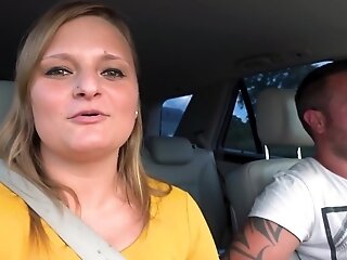 Sex-Parking-Lot! Lina Wants Sperm, Big-Ass Teen Fucked Without A Condom